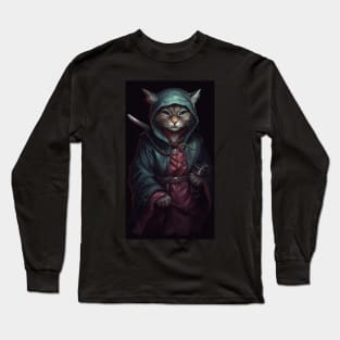 Warrior Kitten Monk Long Sleeve T-Shirt